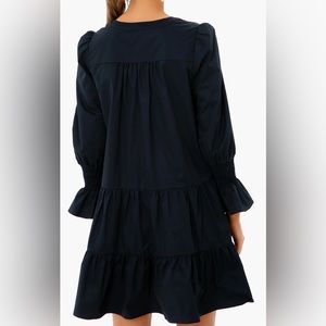 Navy Cotton Poplin Kenzo Dress Size XL